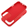Futerał SILICONE MAG COVER (big hole) kompatybilny z MagSafe do IPHONE 16 Pro czerwony