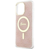 Guess GUHMP14XH4STP iPhone 14 Pro Max 6.7" różowy/pink hardcase 4G MagSafe