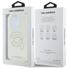 Oryginalne Etui IPHONE 16 PRO MAX Karl Lagerfeld Hardcase IML Rhinestones Karl Head (KLHCP16XHKHDCELT) transparentne