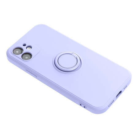Futerał SILICONE RING do IPHONE 15 PRO fioletowy