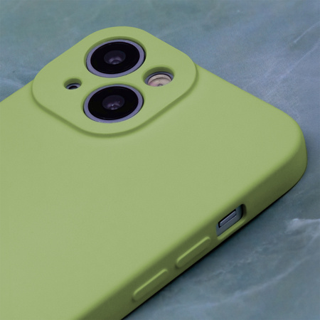 Nakładka Silicon do iPhone 15 Pro 6,1" miętowy