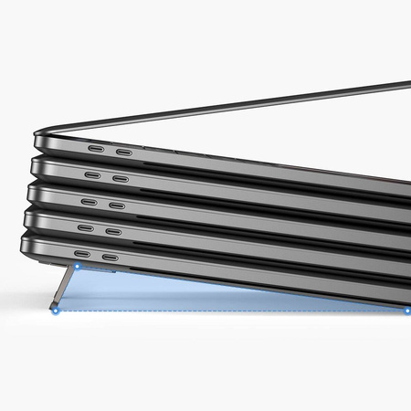 Baseus universal-Laptop-Füße (2 Stück) silber (LUZC000012)