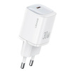 USAMS Ład. siec. CC251 30W GaN USB-C Fast Charging HC Series biały/white CC251TC02