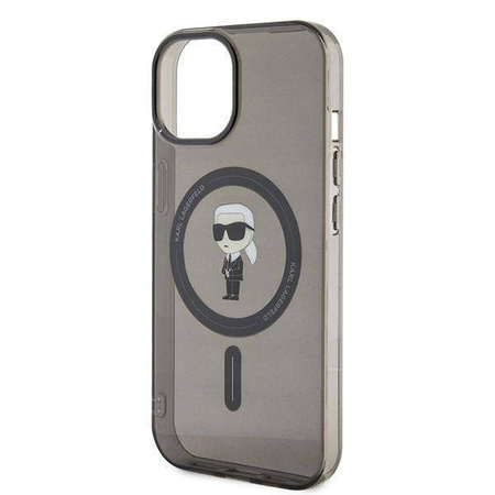 Karl Lagerfeld IML Ikonik MagSafe case for iPhone 15 - black