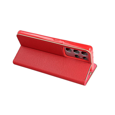 Kabura LUNA Book Gold do XIAOMI Redmi 13C czerwony
