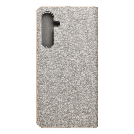 Kabura LUNA Book Gold do SAMSUNG A55 5G srebrny