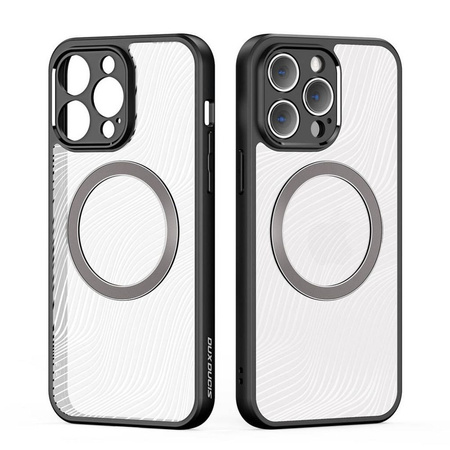 Pancerne etui iPhone 14 Pro kompatybilne z MagSafe Dux Ducis Aimo Mag - czarne