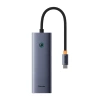 Hub 4w1 Baseus  UltraJoy USB-C do 3x USB 3.0 + RJ45 (szary)