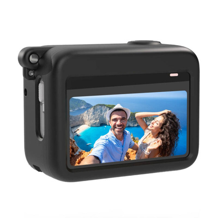Silikonowe etui PULUZ z funkcją ładowania aparatu do Insta360 GO 3/GO 3S (czarne)