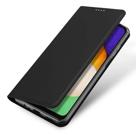 Dux Ducis Skin Pro Case for Samsung Galaxy A14 4G / 5G Cover with Flip Card Wallet Stand Black