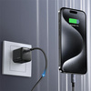 USAMS Kabel USB-C na USB-C 60W 1,2mFast Charging stalowy/tarnish SJ661USB01 (US-SJ661)