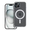 Futerał FROST MAG COVER z ochroną aparatu kompatybilny z MagSafe do IPHONE 12 Pro Max transparentny