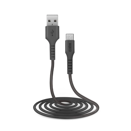 SBS TECABLEMICRO2K USB-A - Micro-USB Cable 2 m - Black