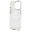 Guess IML Metal Colored Circle Classic Logo MagSafe - Etui do iPhone 16 Pro Max (biały)