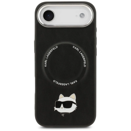 Etui Karl Lagerfeld Choupette Pin MagSafe do iPhone Air czarne