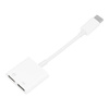 Adapter HF/audio + ładowanie Typ C do Typ C biały BOX [DAC]