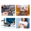 Dux Ducis Lawa iPhone 16 Pro Lederhülle mit abnehmbarer magnetischer Brieftasche - Grau