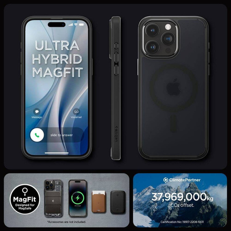 Spigen Ultra Hybrid MAG iPhone 16 Pro MagSafe frost black ACS08134
