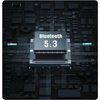 USAMS Słuchawki Bluetooth 5.3 TWS X-don series ENC bezprzewodowe fioletowy gradient/purple blue BHUENCXD04 (US-XD19)