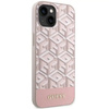 Guess GUHMP14SHGCFSEP iPhone 14 6.1&quot; pink/pink hard case GCube Stripes MagSafe