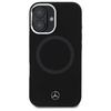 Original Case IPHONE 16 Mercedes Hardcase Silicone Tonal Logo MagSafe (MEHMP16S23SUTTK) black