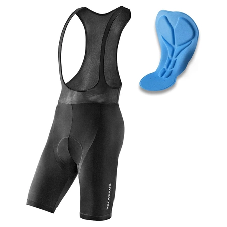 Rockbros RK20022XL short bib shorts with XXL insert - black