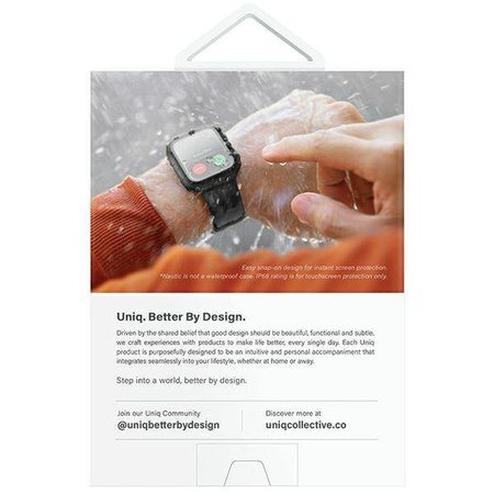 Case APPLE WATCH 7 / 8 (41MM)
 UNIQ Nautic transparent