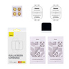 Set aus 2x Baseus NanoCrystal Schutzfolie für Apple Watch 7 41mm + Montageset - transparent