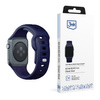 3MK Silicone Watch Strap granatowy/ocean blue dla Apple Watch 42/44/45/49mm