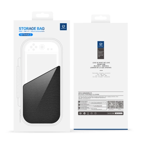 Dux Ducis Nintendo Switch 2 Case with Handle and Game Compartments - Black