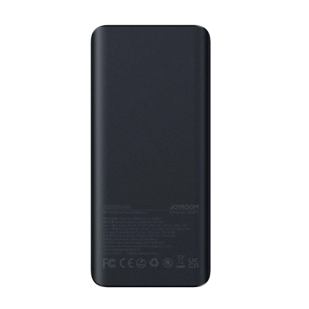 Powerbank Joyroom JR-PBF02 30W 20000mAh + USB-A - USB-C cable 0.25m - black