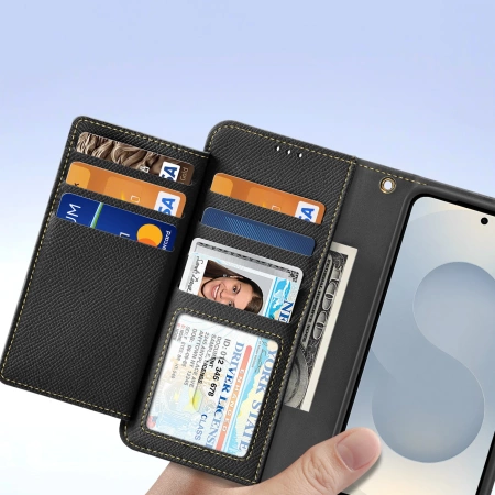 Dux Ducis Lava Case mit MagSafe für Samsung Galaxy S25 Edge - Schwarz
