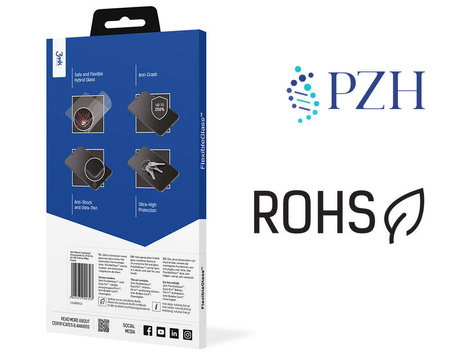 Szkło hybrydowe 3mk FlexibleGlass™ na Redmi 13C / Poco C65