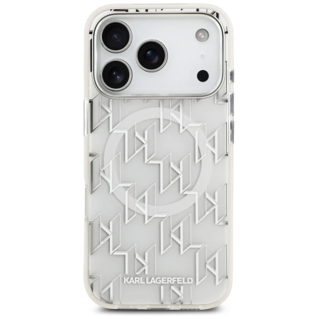 Karl Lagerfeld IML KL Monogram MagSafe Case for iPhone 17 Pro - White