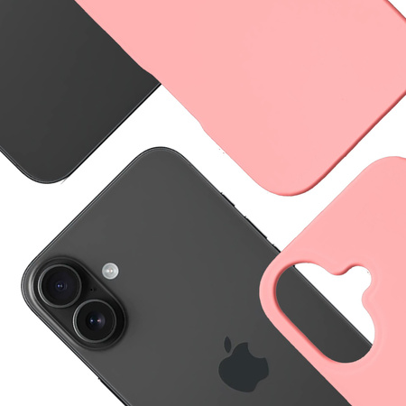 Apple iPhone 16 - 3mk Hardy MagSilicone Pink