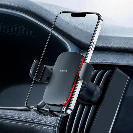 Baseus Metal Age II gravitational grip on the car grid - black