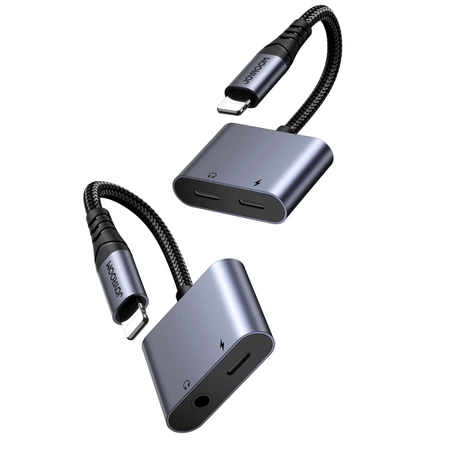 Joyroom SY-L02 Lightning auf 2x Lightning DAC-Adapter 2in1 – Schwarz