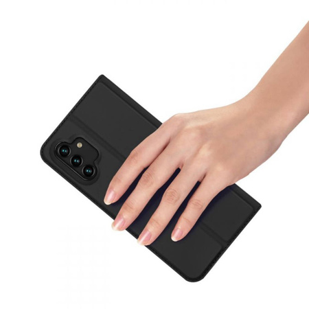 Case VIVO Y01 / Y15S with a Flip Dux Ducis Skin Leather black