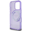 Original Case IPHONE 16 PRO Guess Hardcase IML Flowers Wreath MagSafe (GUHMP16LHFWFCU) purple