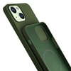 Etui 3mk Hardy Silicone MagCase na iPhone 15 - zielone