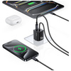 Ładowarka sieciowa USAMS JC Series CC264 30W GaN Mini Fast Charge 2xUSB-C biały