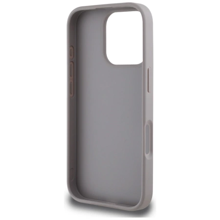 Guess Grained Roses Big 4G Logo iPhone 16 Pro Case - Purple