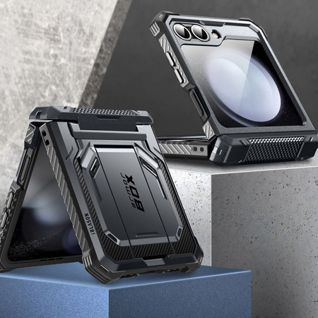 IBLSN ArmorBox Supcase Hülle für Samsung Galaxy Z Flip 6 - Schwarz