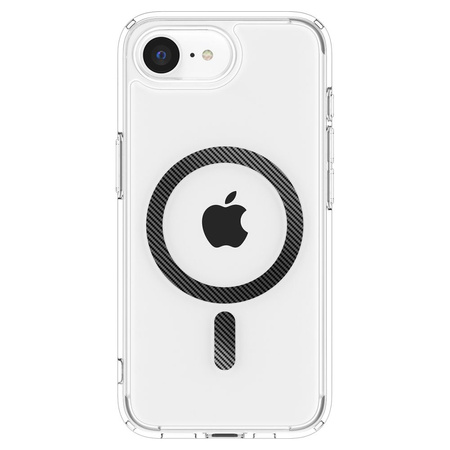 SPIGEN futerał ULTRA HYBRID MAG kompatybilny z MagSafe do IPHONE 16E 2025 carbon fiber