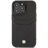 Original Case IPHONE 14 PRO MAX BMW Leather Card Slot (BMHCP14X22RSEPK) black