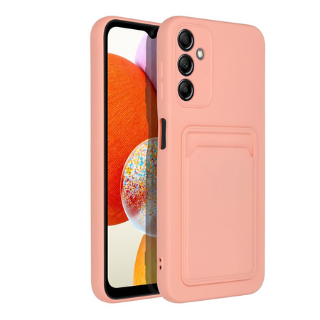 Futerał CARD CASE do SAMSUNG A14 5G / A14 4G różowy