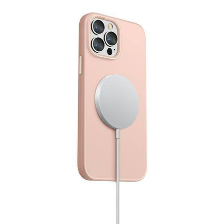 UNIQ case Lino Hue iPhone 13 Pro Max 6.7" pink/blush pink MagSafe