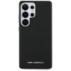 Original Case SAMSUNG GALAXY S25 ULTRA Karl Lagerfeld Saffiano Full Wrapped Elongated Metal Logo MagSafe black
