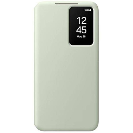 Etui Samsung Smart View Wallet EF-ZS921CGEGWW z klapką do Samsung Galaxy S24 - jasnozielone