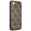Oryginalne Etui IPHONE SE 2022 / SE 2020 / 7 / 8 Guess Hard Case 4G Metal Gold Logo (GUHCI8G4GFBR) brązowe
